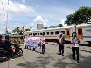 Sosialisasi keamanan perlintasan sebidang