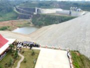 Mengisi Bendungan Leuwikeris Butuh 66 Hari, Terowongan Pengelak Air Sungai Citanduy Ditutup Bendungan Leuwikeris