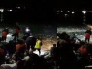 Fenomena Alam Malam Hari, Jutaan Ikan Terbang Banjiri Pantai Tasikmalaya, Pertanda Alam Sedang Apa? ikan terbang